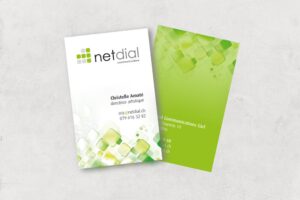 Carte de visites, vernis sélectif