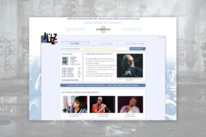 Site vitrine de Radio Jazz International